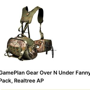 Game Plan Gear Over and Under Fanny Pack, Realtree
